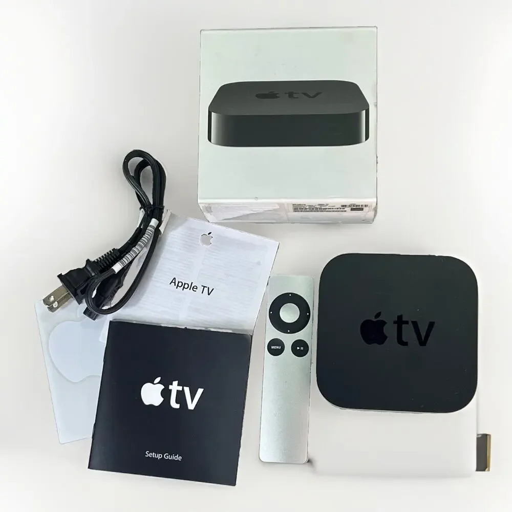 Apple TV 3rd Gen A1469 MD199LL/A 1080p Media Streamer Remote Box Complete